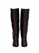 Wanda Vision Scarlet Witch Wanda Django Maximoff Battle Suit Halloween Cosplay Accessories Black Boots