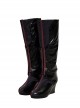 Wanda Vision Scarlet Witch Wanda Django Maximoff Battle Suit Halloween Cosplay Accessories Black Boots