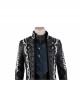 Devil May Cry 5 Vergil Black Windbreaker Suit Halloween Cosplay Costume Black Windbreaker