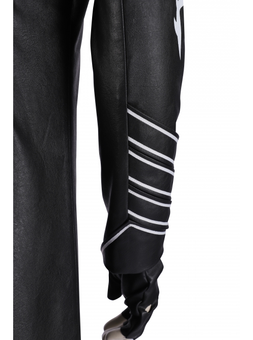 Devil May Cry 5 Vergil Black Windbreaker Suit Halloween Cosplay Costume Black Windbreaker