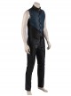 Devil May Cry 5 Vergil Black Windbreaker Suit Halloween Cosplay Costume Vest