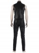 Devil May Cry 5 Vergil Black Windbreaker Suit Halloween Cosplay Costume Vest