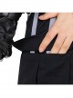 The Batman Bruce Wayne Black Battle Suit Halloween Cosplay Costume Black Pants