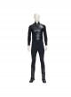 The Batman Bruce Wayne Black Battle Suit Halloween Cosplay Costume Black Pants