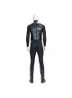 The Batman Bruce Wayne Black Battle Suit Halloween Cosplay Costume Black Pants