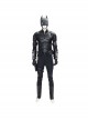 The Batman Bruce Wayne Black Battle Suit Halloween Cosplay Costume Black Pants