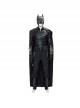 The Batman Bruce Wayne Black Battle Suit Halloween Cosplay Costume Black Pants