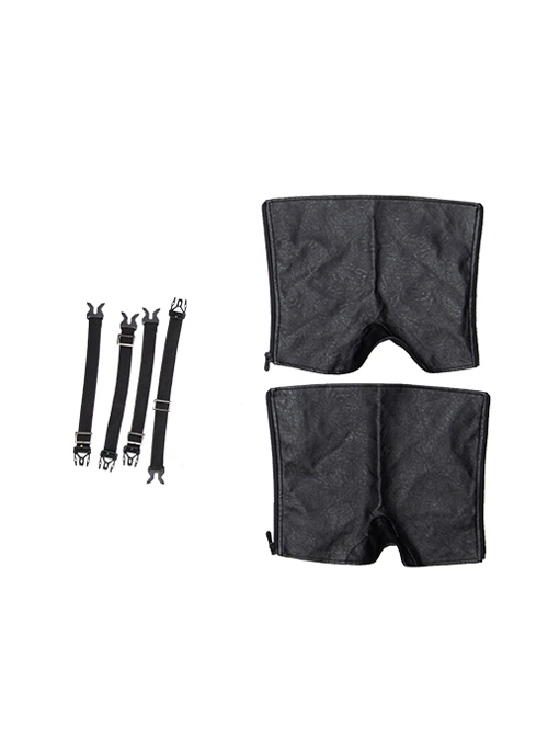 The Batman Bruce Wayne Black Battle Suit Halloween Cosplay Accessories Shoe Covers And Binding Bands