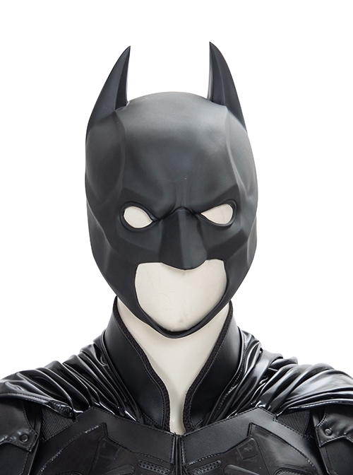 The Batman Bruce Wayne Black Battle Suit Halloween Cosplay Accessories Helmet