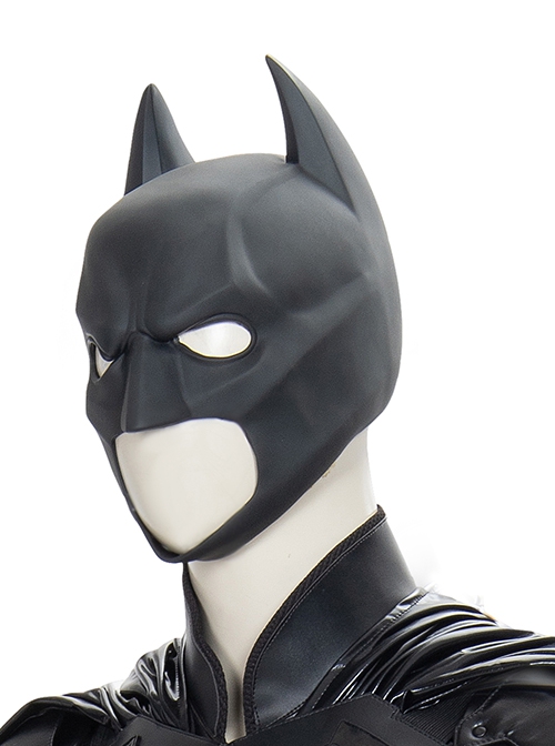 The Batman Bruce Wayne Black Battle Suit Halloween Cosplay Accessories Helmet