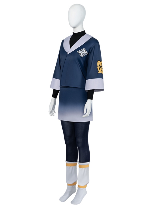 Game Pokemon Legends Arceus Akari Halloween Cosplay Costume Full Set