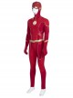 The Flash Season 8 Barry Allen Golden Battle Boots Version Halloween Cosplay Costume Set