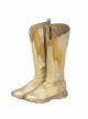 The Flash Season 8 Barry Allen Golden Battle Boots Version Halloween Cosplay Accessories Golden Boots
