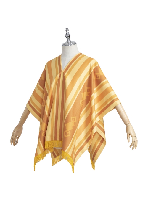 Encanto Camilo Halloween Cosplay Costume Yellow Stripe Shawl