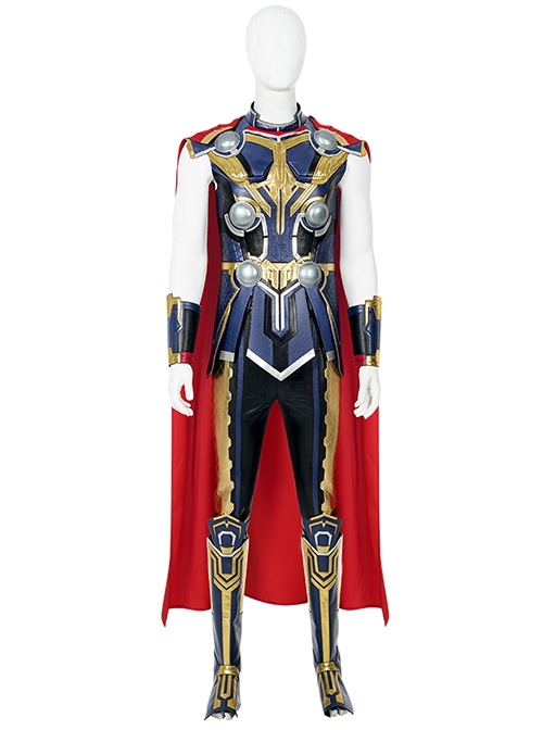Thor Love And Thunder Thor Battle Suit Halloween Cosplay Costume Full Set