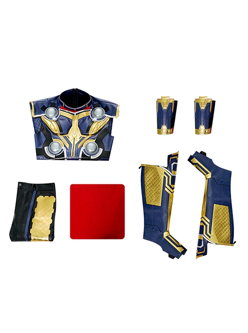 Thor Love And Thunder Thor Battle Suit Halloween Cosplay Costume Full Set