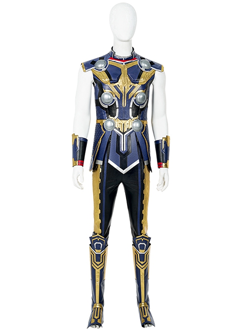 Thor Love And Thunder Thor Battle Suit Halloween Cosplay Costume Full Set