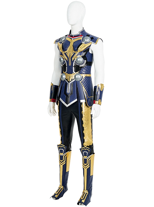 Thor Love And Thunder Thor Battle Suit Halloween Cosplay Costume Full Set