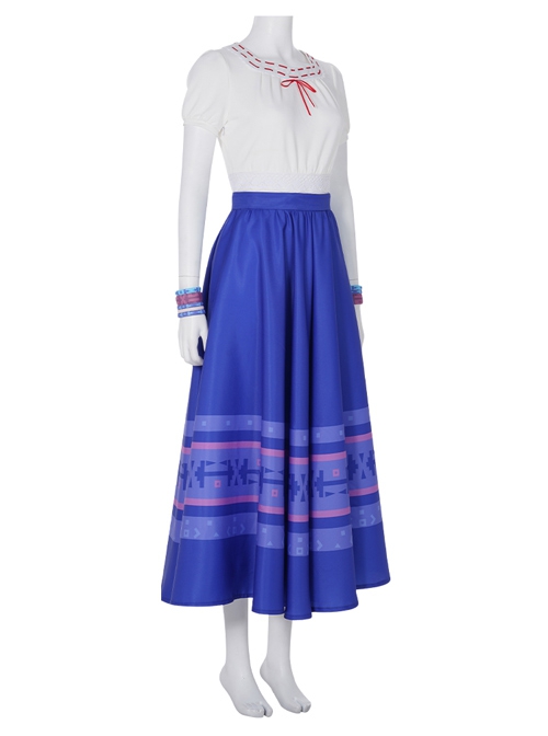 Animated Movie Encanto Luisa Halloween Cosplay Costume Full Set