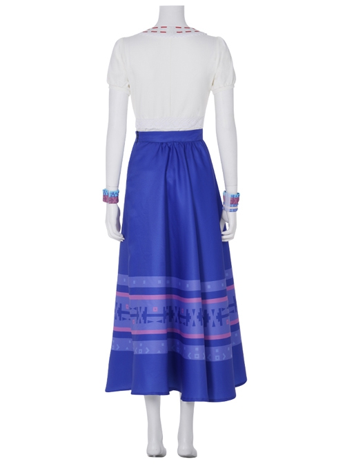 Animated Movie Encanto Luisa Halloween Cosplay Costume Full Set