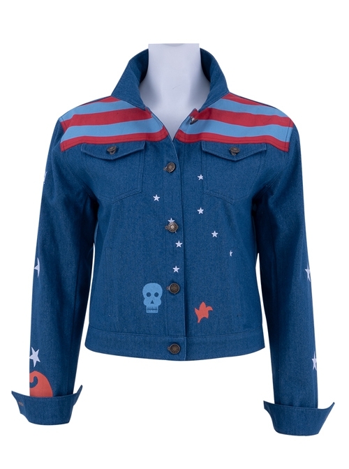 Doctor Strange In The Multiverse Of Madness Miss America Halloween Cosplay Costume Blue Denim Jacket
