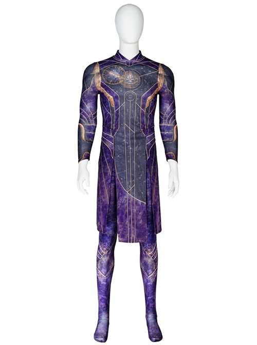 Movie Eternals Kingo Battle Suit Halloween Cosplay Costume Full Set