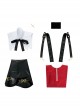 Game Needy Girl Overdose Ame Halloween Cosplay Costume Black Skirt Full Set