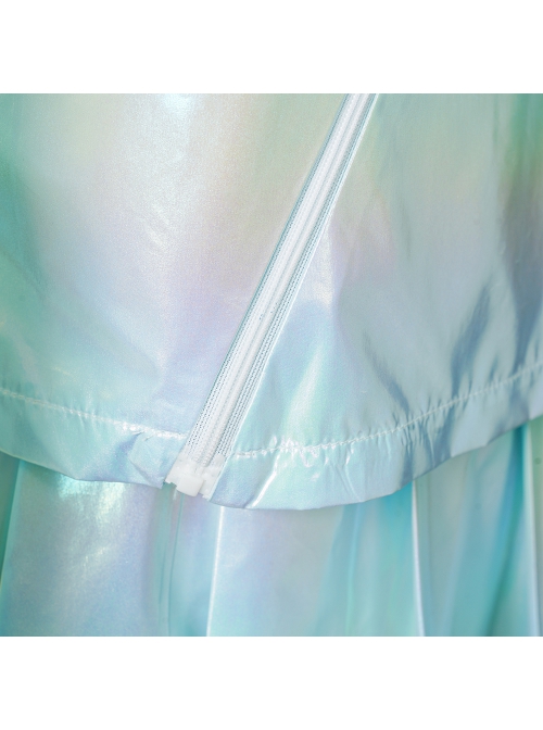 Game Needy Girl Overdose OMGkawaiiAngel-chan Light Blue Suit Halloween Cosplay Costume Full Set
