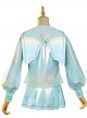 Game Needy Girl Overdose OMGkawaiiAngel-chan Light Blue Suit Halloween Cosplay Costume Full Set