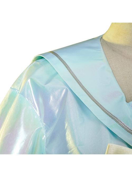Game Needy Girl Overdose OMGkawaiiAngel-chan Light Blue Suit Halloween Cosplay Costume Full Set