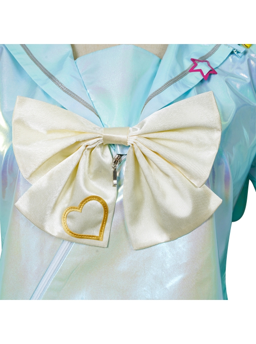 Game Needy Girl Overdose OMGkawaiiAngel-chan Light Blue Suit Halloween Cosplay Costume Full Set