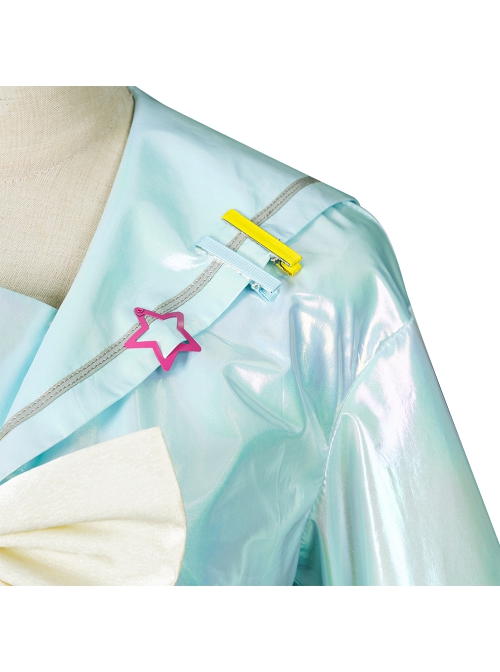 Game Needy Girl Overdose OMGkawaiiAngel-chan Light Blue Suit Halloween Cosplay Costume Full Set