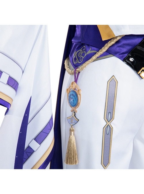 Game Genshin Impact Kamisato Ayato Halloween Cosplay Costume Full Set