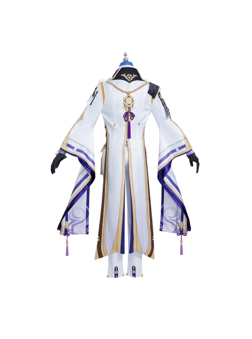 Game Genshin Impact Kamisato Ayato Halloween Cosplay Costume Full Set