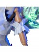 Honor Of Kings Yao Valentine's Day Restrictions Skin Halloween Cosplay Costume White Purple Dress Full Set
