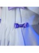 Honor Of Kings Yao Valentine's Day Restrictions Skin Halloween Cosplay Costume White Purple Dress Full Set