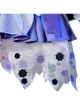 Honor Of Kings Yao Valentine's Day Restrictions Skin Halloween Cosplay Costume White Purple Dress Full Set