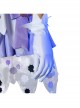 Honor Of Kings Yao Valentine's Day Restrictions Skin Halloween Cosplay Costume White Purple Dress Full Set