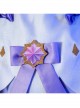 Honor Of Kings Yao Valentine's Day Restrictions Skin Halloween Cosplay Costume White Purple Dress Full Set
