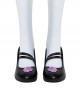Honor Of Kings Yao Valentine's Day Restrictions Skin Halloween Cosplay Accessories Black Small Leather Shoes