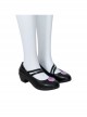 Honor Of Kings Yao Valentine's Day Restrictions Skin Halloween Cosplay Accessories Black Small Leather Shoes
