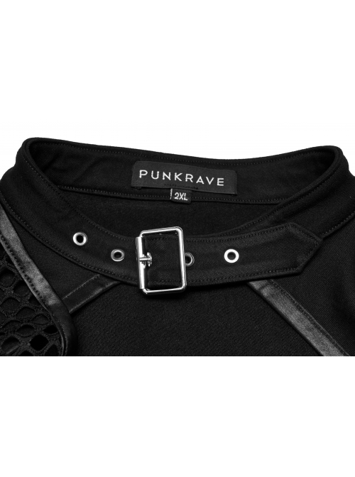 Punk Elasticity Knitted Stitching Glued Fabric Slim And Handsome Pocket Decoration Metal Zipper Dress