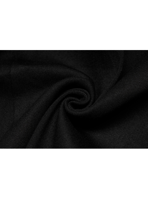 Punk Elasticity Knitted Stitching Glued Fabric Slim And Handsome Pocket Decoration Metal Zipper Dress