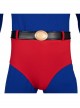 Crisis On Infinite Earths Superman Blue Battle Suit Halloween Cosplay Costume Full Set