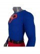 Crisis On Infinite Earths Superman Blue Battle Suit Halloween Cosplay Costume Full Set