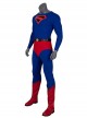 Crisis On Infinite Earths Superman Blue Battle Suit Halloween Cosplay Costume Full Set