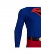 Crisis On Infinite Earths Superman Blue Battle Suit Halloween Cosplay Costume Full Set