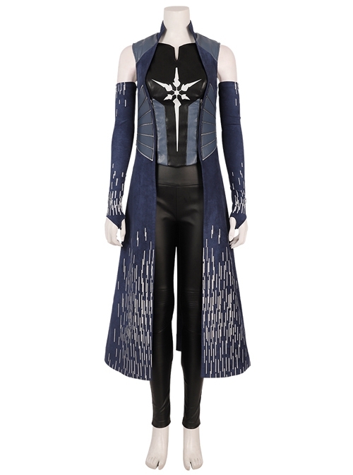 The Flash Season 6 Killer Frost Caitlin Snow Halloween Cosplay Costume Set