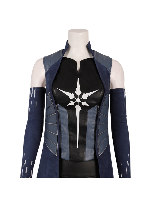 The Flash Season 6 Killer Frost Caitlin Snow Halloween Cosplay Costume Set