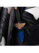 Game Fire Emblem Three Houses Female Leading Role Byleth Black Battle Suit Halloween Cosplay Costume Set